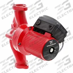 Circulating Pump: 5/8 hp HP, 115V AC, Cast Iron, 3, 26 ft Max. Head, 13 1/2 in Face to Face, Inline (MPN 96402762). Key specifications — Nameplate Voltage: 115V AC; Connection Type: Flange; Brand: GRUNDFOS; Includes Volute: Volute Included; Efficiency: Standard Efficiency; System Type: Potable Water.
