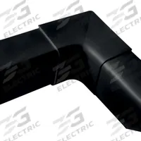 Interior angle 90° 80mm black